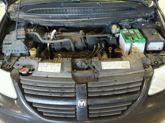 2D4GP44L47R251581 - 2007 DODGE GRAND CARA BLACK photo 7