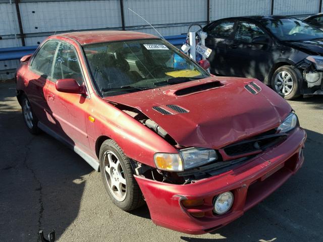 JF1GC6757YG504533 - 2000 SUBARU IMPREZA RS RED photo 1