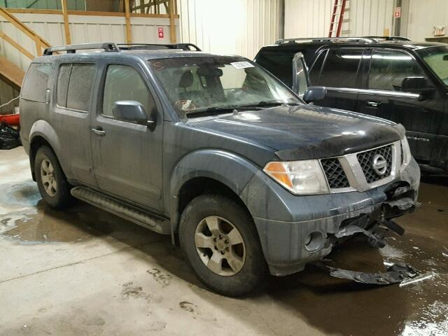 5N1AR18W67C606853 - 2007 NISSAN PATHFINDER BLUE photo 1