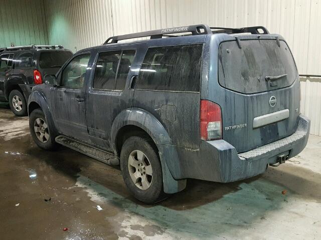 5N1AR18W67C606853 - 2007 NISSAN PATHFINDER BLUE photo 3