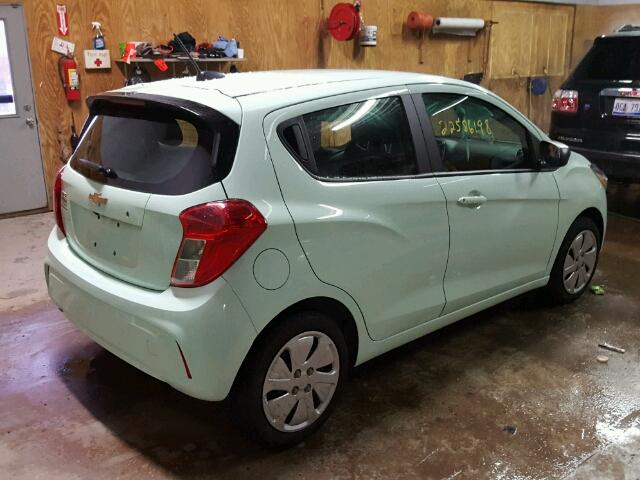 KL8CB6SA6HC751736 - 2017 CHEVROLET SPARK LS TEAL photo 4