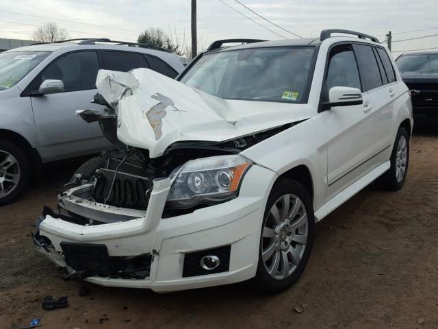 WDCGG8HB2AF431267 - 2010 MERCEDES-BENZ GLK 350 4M WHITE photo 2