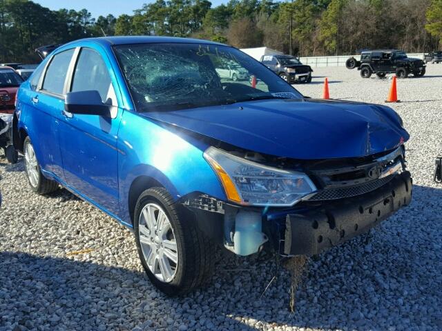 1FAHP3HN1AW147688 - 2010 FORD FOCUS SEL BLUE photo 1