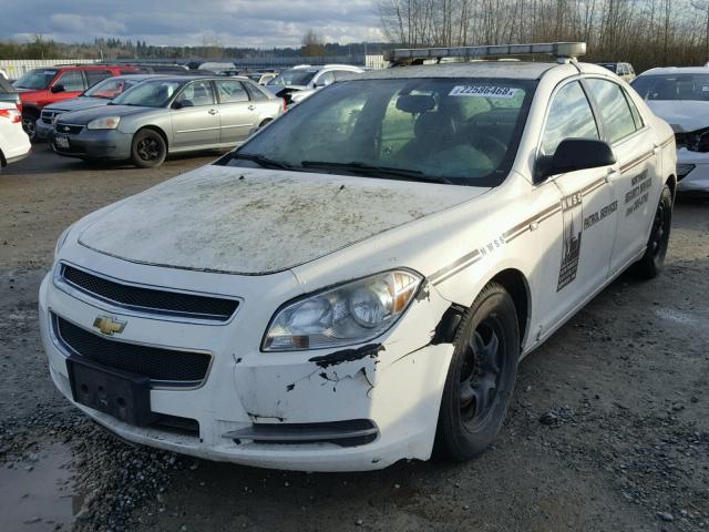 1G1ZG57B584254131 - 2008 CHEVROLET MALIBU LS WHITE photo 2