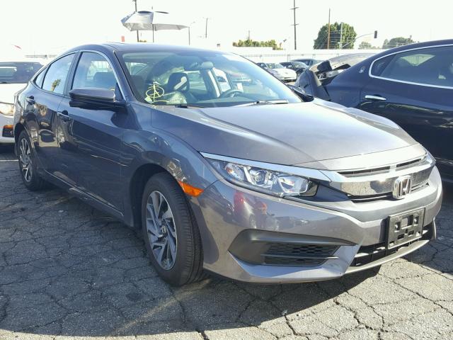 2HGFC2F79HH535287 - 2017 HONDA CIVIC EX GRAY photo 1