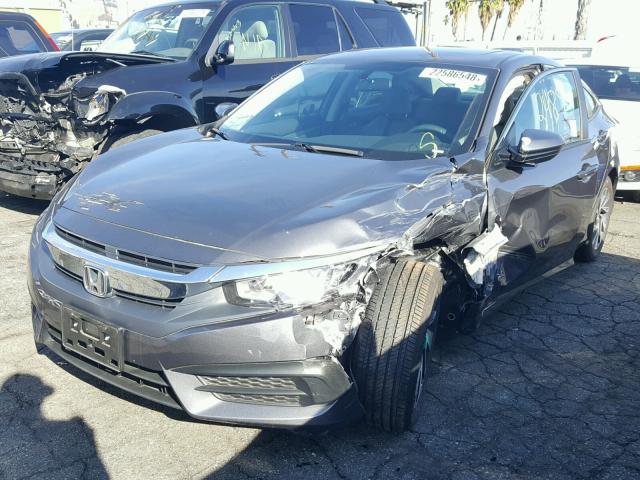 2HGFC2F79HH535287 - 2017 HONDA CIVIC EX GRAY photo 2