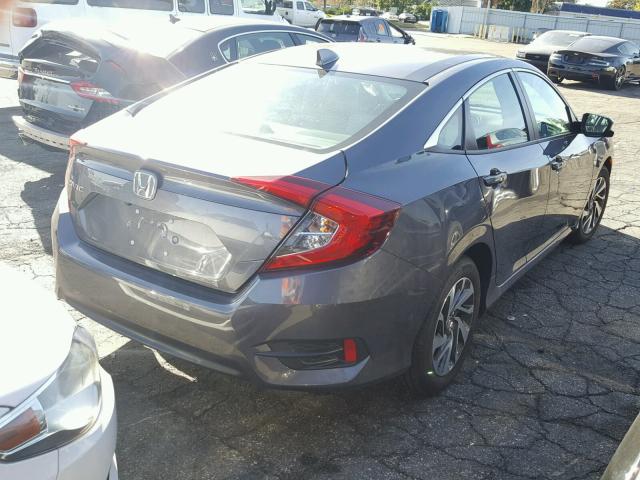 2HGFC2F79HH535287 - 2017 HONDA CIVIC EX GRAY photo 4