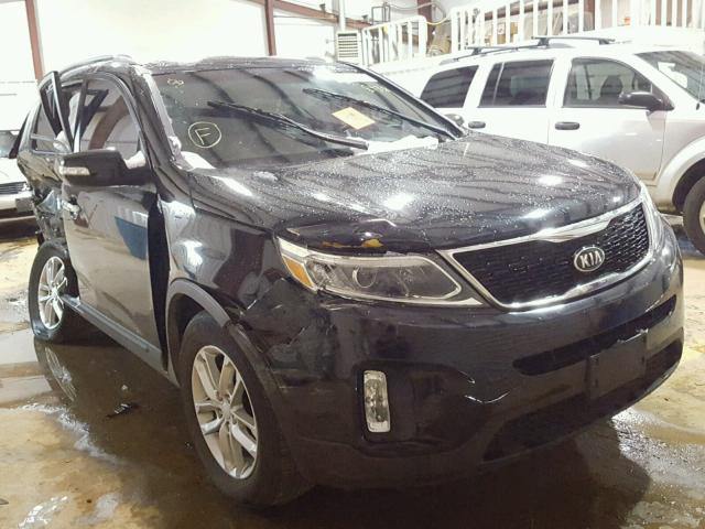 5XYKT4A64FG648938 - 2015 KIA SORENTO LX BLACK photo 1