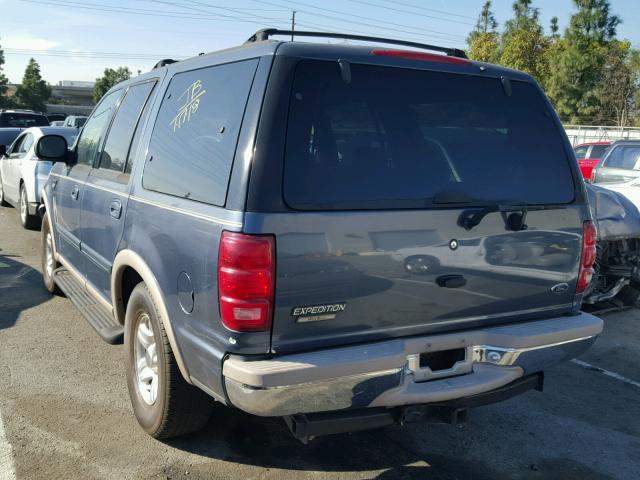 1FMRU17L0WLB11099 - 1998 FORD EXPEDITION BLUE photo 3