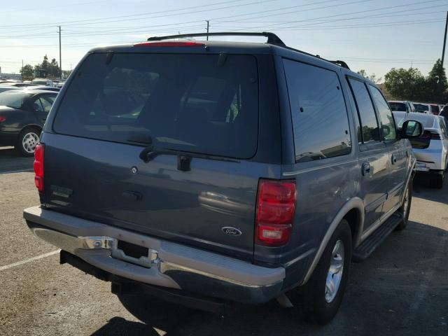 1FMRU17L0WLB11099 - 1998 FORD EXPEDITION BLUE photo 4