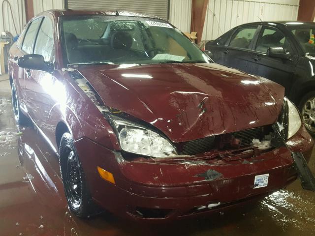 1FAFP34N17W102577 - 2007 FORD FOCUS ZX4 BURGUNDY photo 1