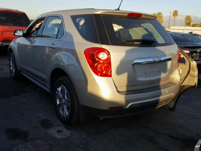 2GNALAEK1E6133495 - 2014 CHEVROLET EQUINOX LS SILVER photo 3