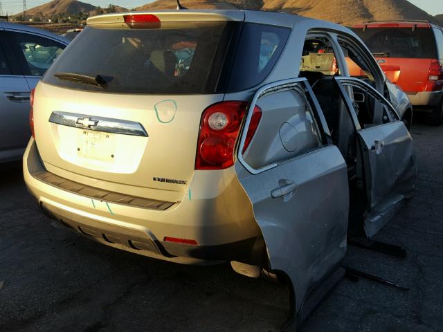 2GNALAEK1E6133495 - 2014 CHEVROLET EQUINOX LS SILVER photo 4