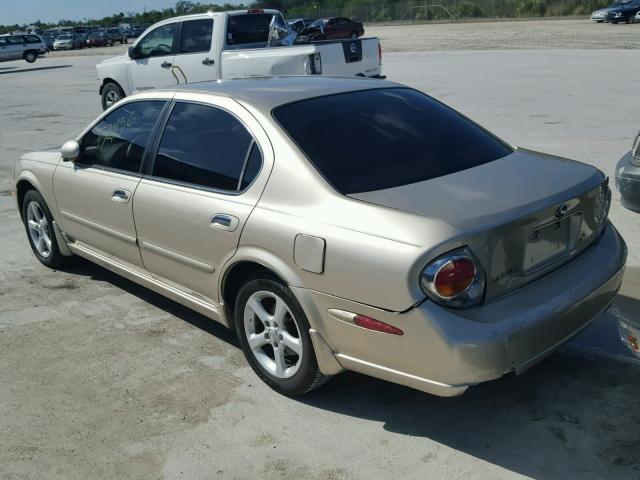 JN1DA31D83T507722 - 2003 NISSAN MAXIMA GLE BEIGE photo 3