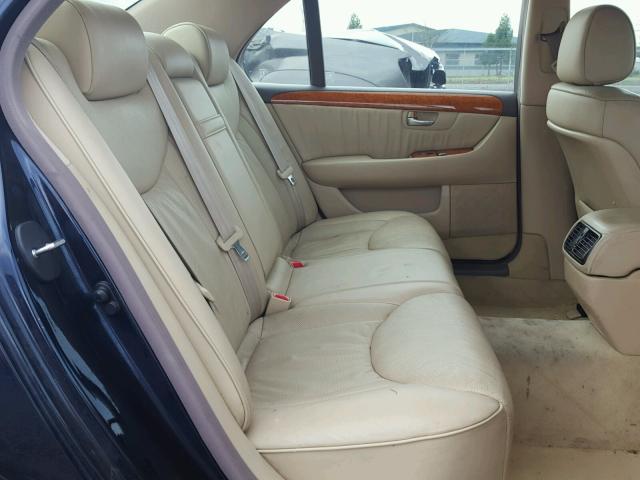 JTHBN36F455020591 - 2005 LEXUS LS 430 BLUE photo 6