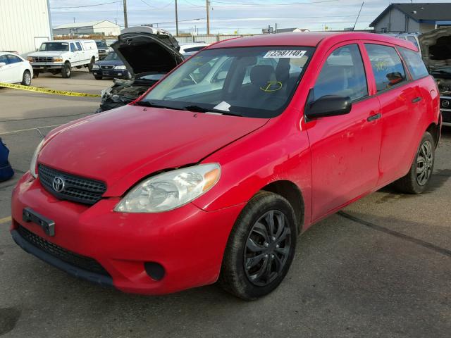 2T1KR32E86C563370 - 2006 TOYOTA COROLLA MA RED photo 2