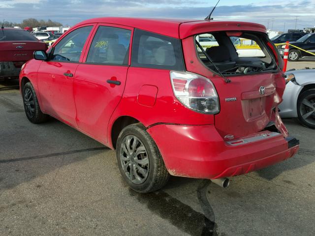 2T1KR32E86C563370 - 2006 TOYOTA COROLLA MA RED photo 3