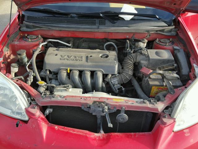 2T1KR32E86C563370 - 2006 TOYOTA COROLLA MA RED photo 7