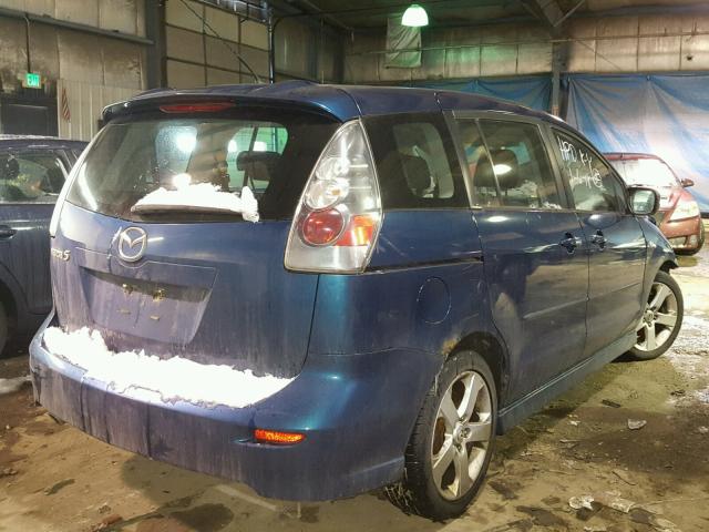 JM1CR293570135934 - 2007 MAZDA 5 GREEN photo 4