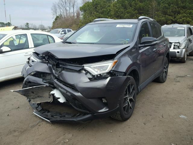 2T3NFREV1GW301850 - 2016 TOYOTA RAV4 SE CHARCOAL photo 2