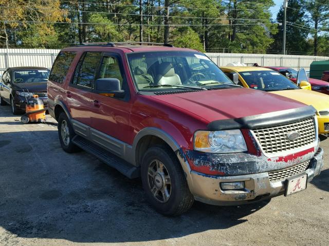 1FMEU17L13LA50274 - 2003 FORD EXPEDITION RED photo 1