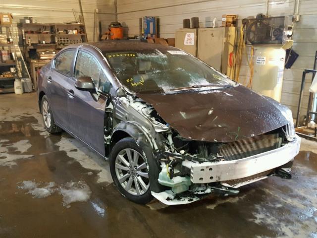 19XFB2F85CE092327 - 2012 HONDA CIVIC EX ოქროსფერი ფოტო 1