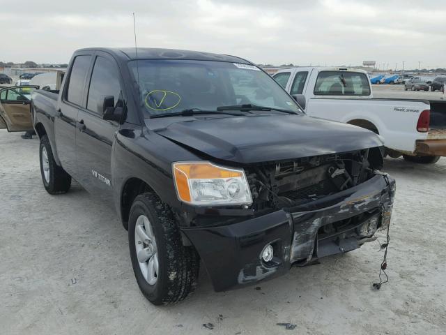 1N6BA07DX8N318962 - 2008 NISSAN TITAN XE BLACK photo 1