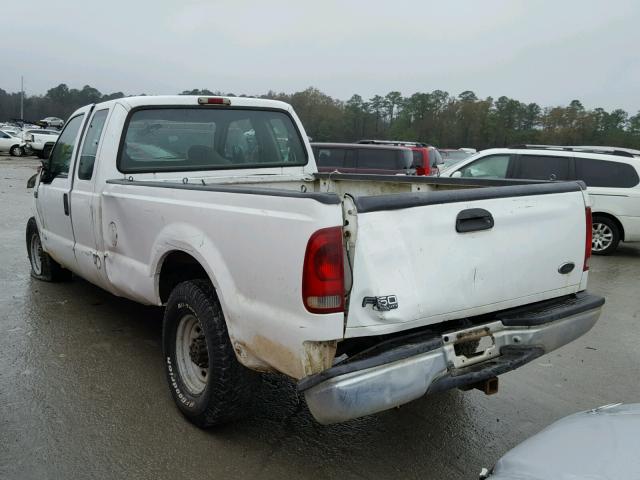 1FTNX20S71ED41558 - 2001 FORD F250 SUPER WHITE photo 3