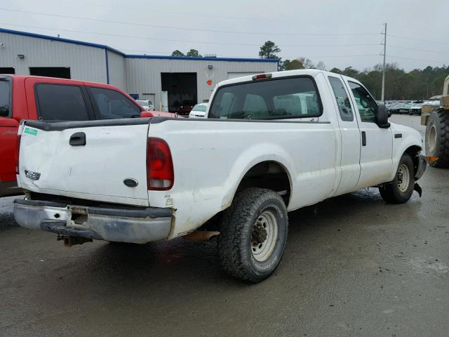 1FTNX20S71ED41558 - 2001 FORD F250 SUPER WHITE photo 4