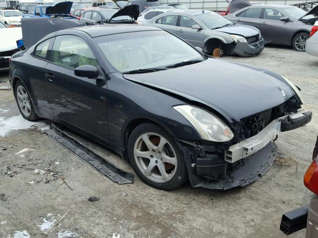 JNKCV54E65M400581 - 2005 INFINITI G35 BLACK photo 1