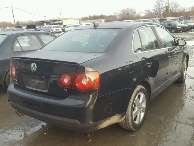 3VWRZ71K58M038478 - 2008 VOLKSWAGEN JETTA SE BLACK photo 4