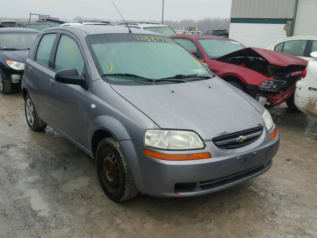 KL1TD66648B126787 - 2008 CHEVROLET AVEO BASE GRAY photo 1