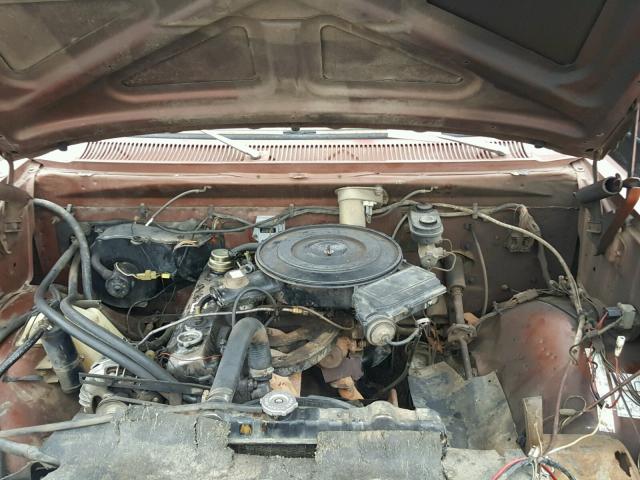 1B7FD14M9DS400649 - 1983 DODGE D-SERIES D BROWN photo 7