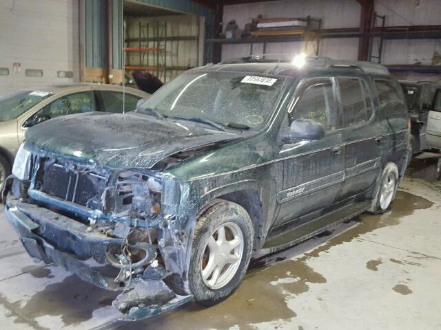 1GKET16S656135472 - 2005 GMC ENVOY XL GREEN photo 2