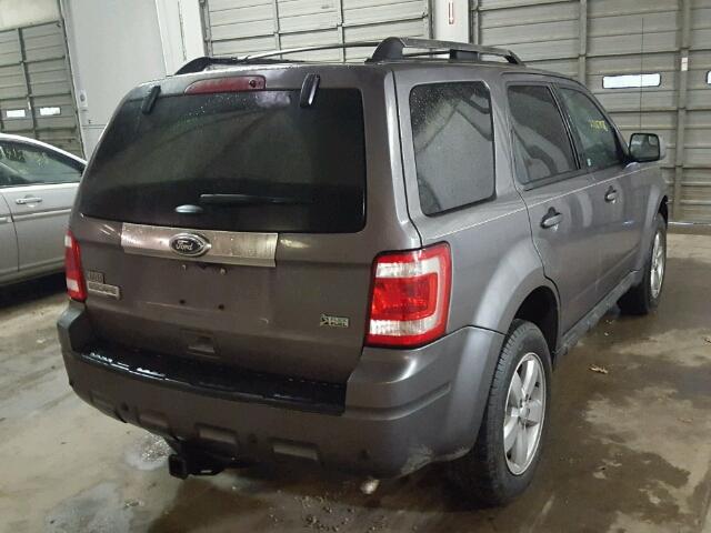 1FMCU0EGXBKC28470 - 2011 FORD ESCAPE LIM GRAY photo 4