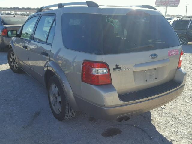 1FMZK01186GA21179 - 2006 FORD FREESTYLE TAN photo 3