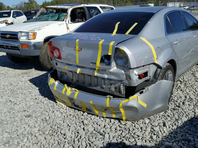 1G1ZC5E05AF180975 - 2010 CHEVROLET MALIBU 1LT 银色 照片 9