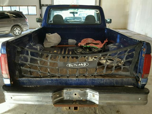 2FTHF26H9TCA69406 - 1996 FORD F250 BLUE photo 6