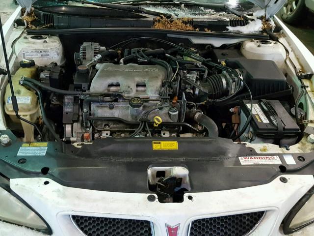 1G2NE52E8XC543526 - 1999 PONTIAC GRAND AM S WHITE photo 7