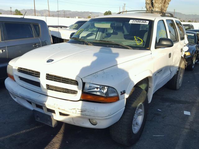 1B4HS28Y4XF631423 - 1999 DODGE DURANGO WHITE photo 2