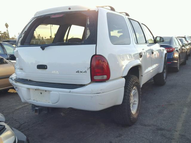 1B4HS28Y4XF631423 - 1999 DODGE DURANGO WHITE photo 4