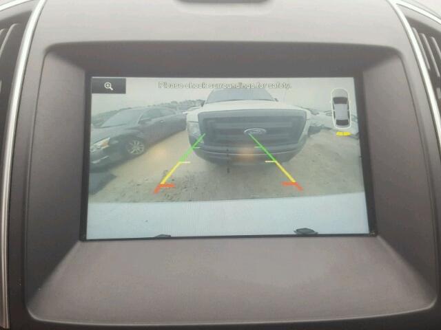 2FMTK4J82FBB68342 - 2015 FORD EDGE SEL WHITE photo 9