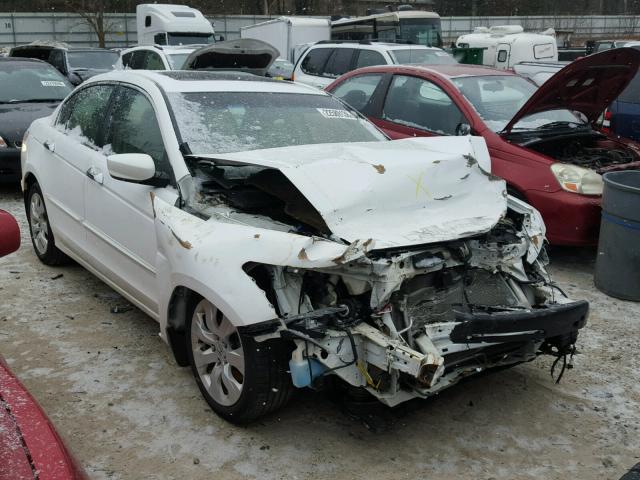 1HGCP26858A048828 - 2008 HONDA ACCORD EXL WHITE photo 1