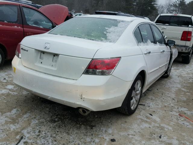 1HGCP26858A048828 - 2008 HONDA ACCORD EXL WHITE photo 4