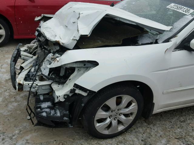 1HGCP26858A048828 - 2008 HONDA ACCORD EXL WHITE photo 9