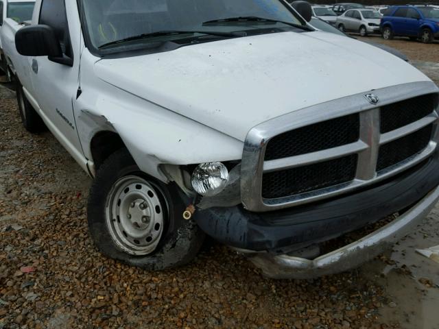 1D7HA16N95J618093 - 2005 DODGE RAM 1500 S WHITE photo 9