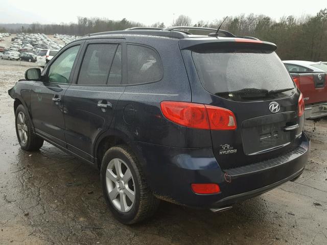 5NMSH13E77H106471 - 2007 HYUNDAI SANTA FE S BLUE photo 3