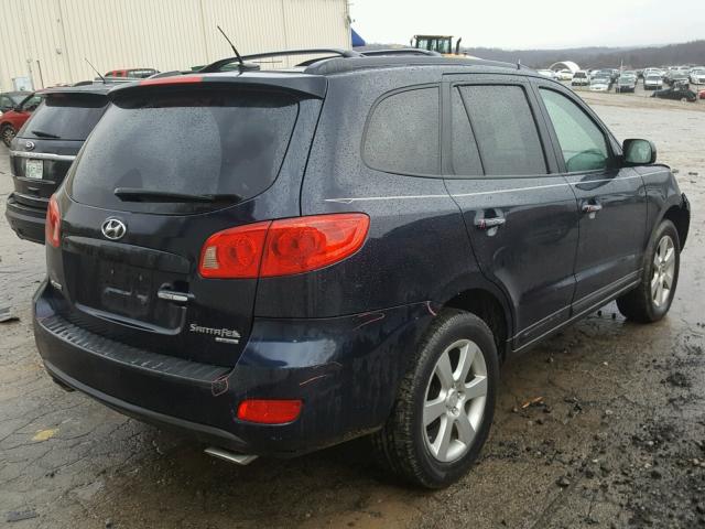 5NMSH13E77H106471 - 2007 HYUNDAI SANTA FE S BLUE photo 4