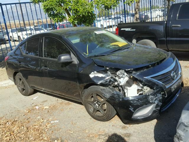 3N1CN7APXFL834858 - 2015 NISSAN VERSA S BLACK photo 1