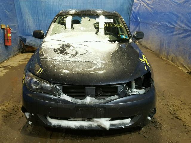 JF1GE6A6XBH519217 - 2011 SUBARU IMPREZA 2. GRAY photo 9